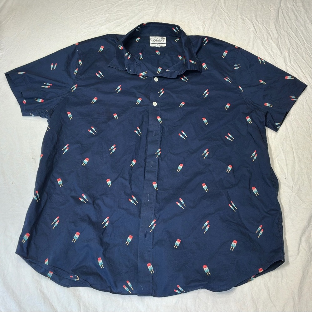 Bonobos Bomb Pops Popsicle Button-up Shirt Size 2XL